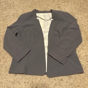 Kensie Charcoal Women's Blazer with Satin Lining